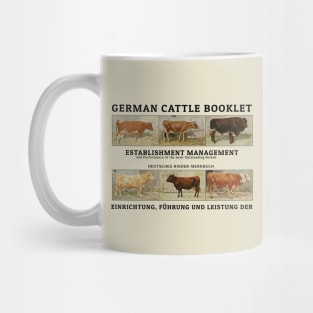 Vintage German Cow Mug